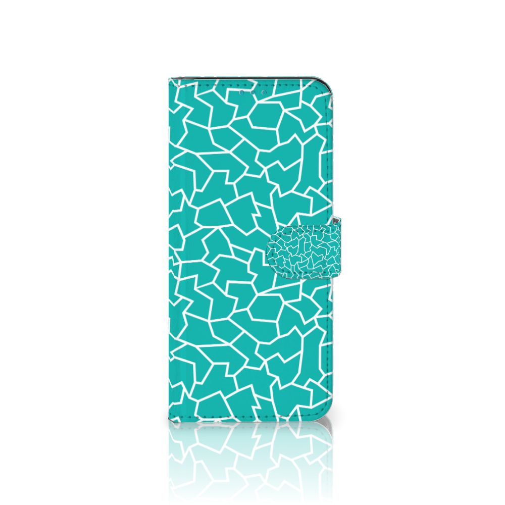 Samsung Galaxy A73 5G Hoesje Cracks Blue