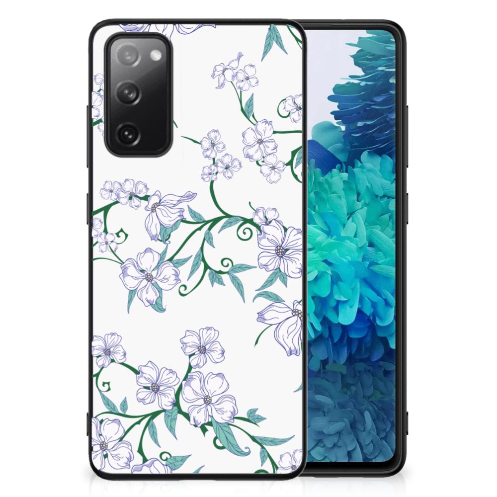 Samsung Galaxy S20 FE Uniek Bloemen Hoesje Blossom White