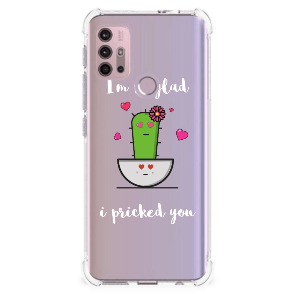 Motorola Moto G30 | G20 | G10 Stevig Bumper Hoesje Cactus Glad