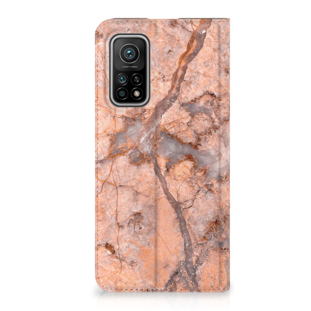 Xiaomi Mi 10T | 10T Pro Standcase Marmer Oranje - B2C Telecom