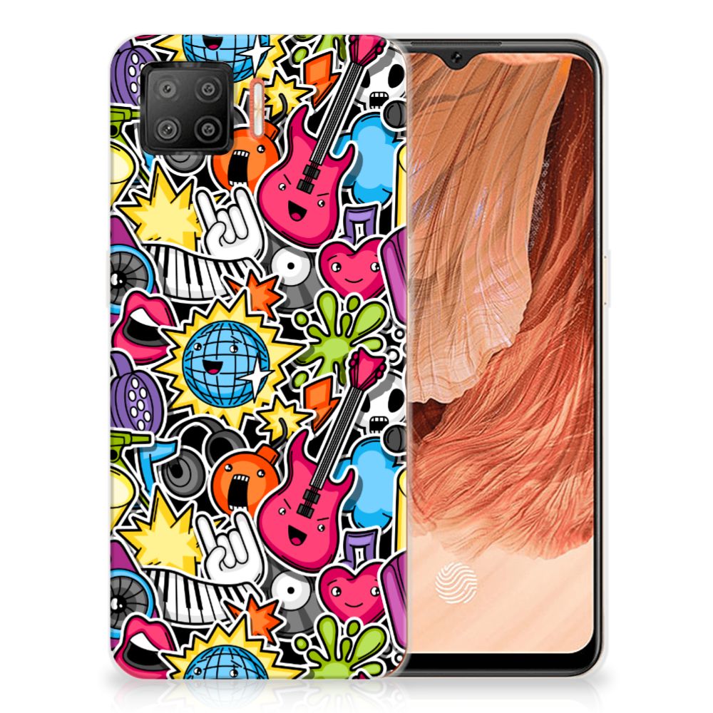OPPO A73 4G Silicone Back Cover Punk Rock B2C Telecom