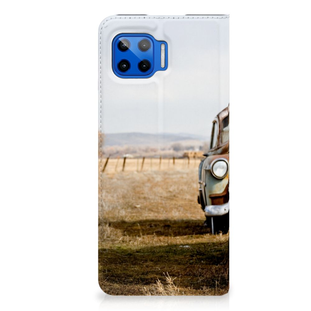 Motorola Moto G 5G Plus Stand Case Vintage Auto - B2C Telecom