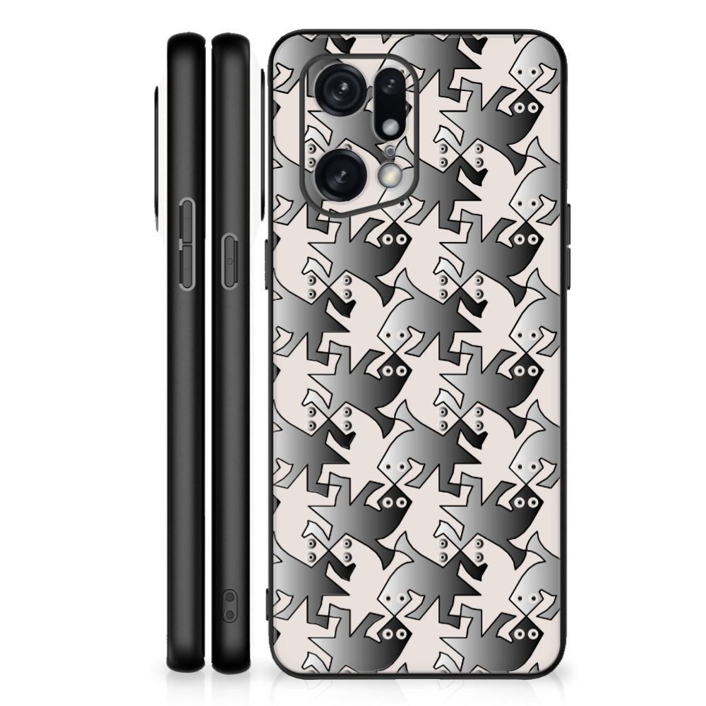 OPPO Find X5 Pro Dierenprint Telefoonhoesje Salamander Grey B2C Telecom