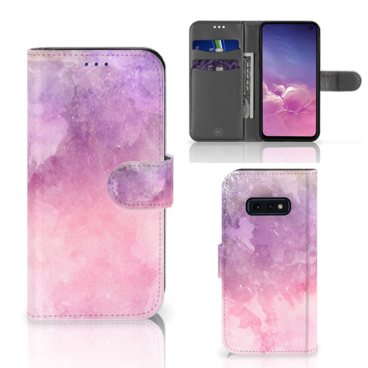 Hoesje Samsung Galaxy S10e Pink Purple Paint