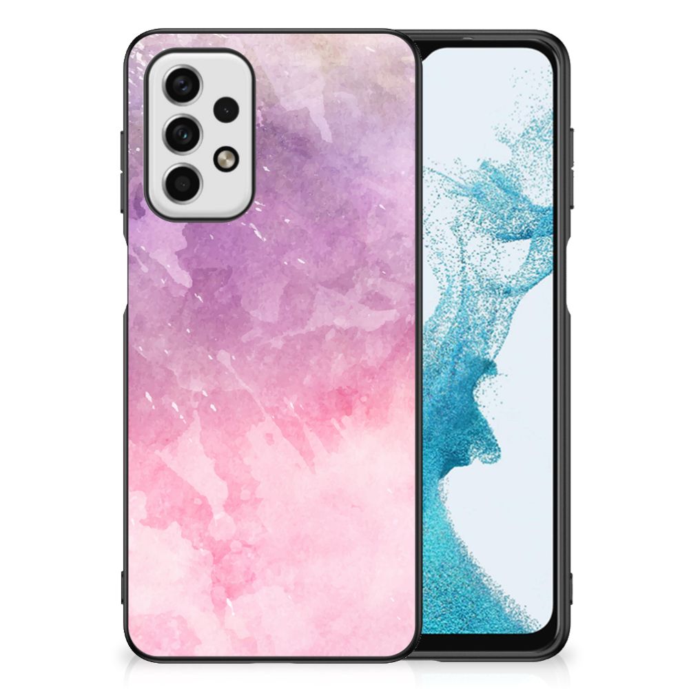 Kleurrijke Telefoonhoesje Samsung Galaxy A23 Pink Purple Paint B2C Telecom
