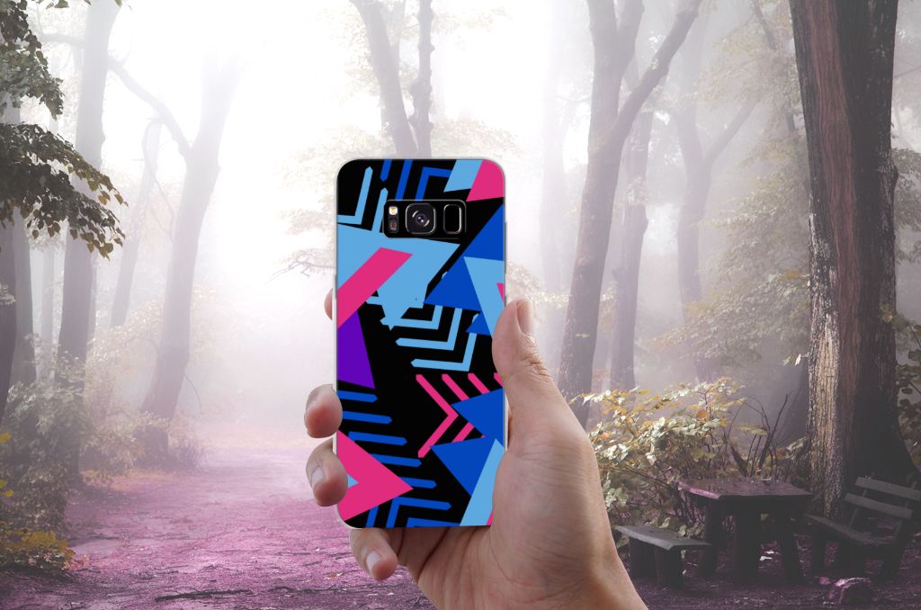 Samsung Galaxy S8 TPU Hoesje Funky Triangle