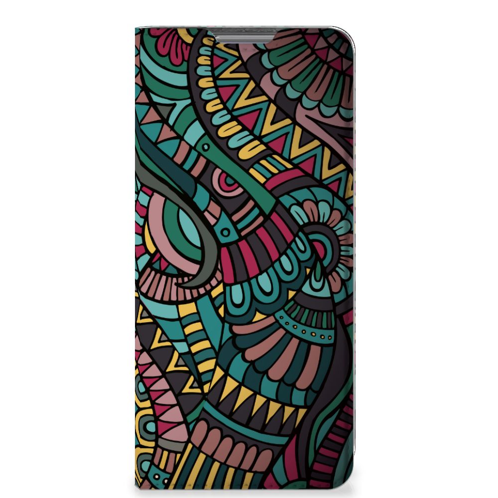 Xiaomi 12 Pro Hoesje met Magneet Aztec