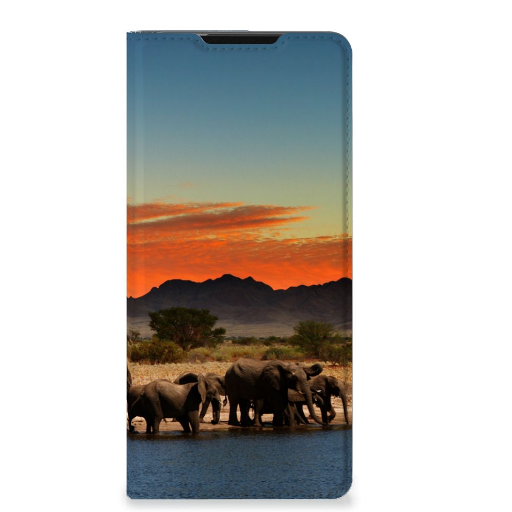 Samsung Galaxy S21 Ultra Hoesje maken Olifanten - B2C Telecom