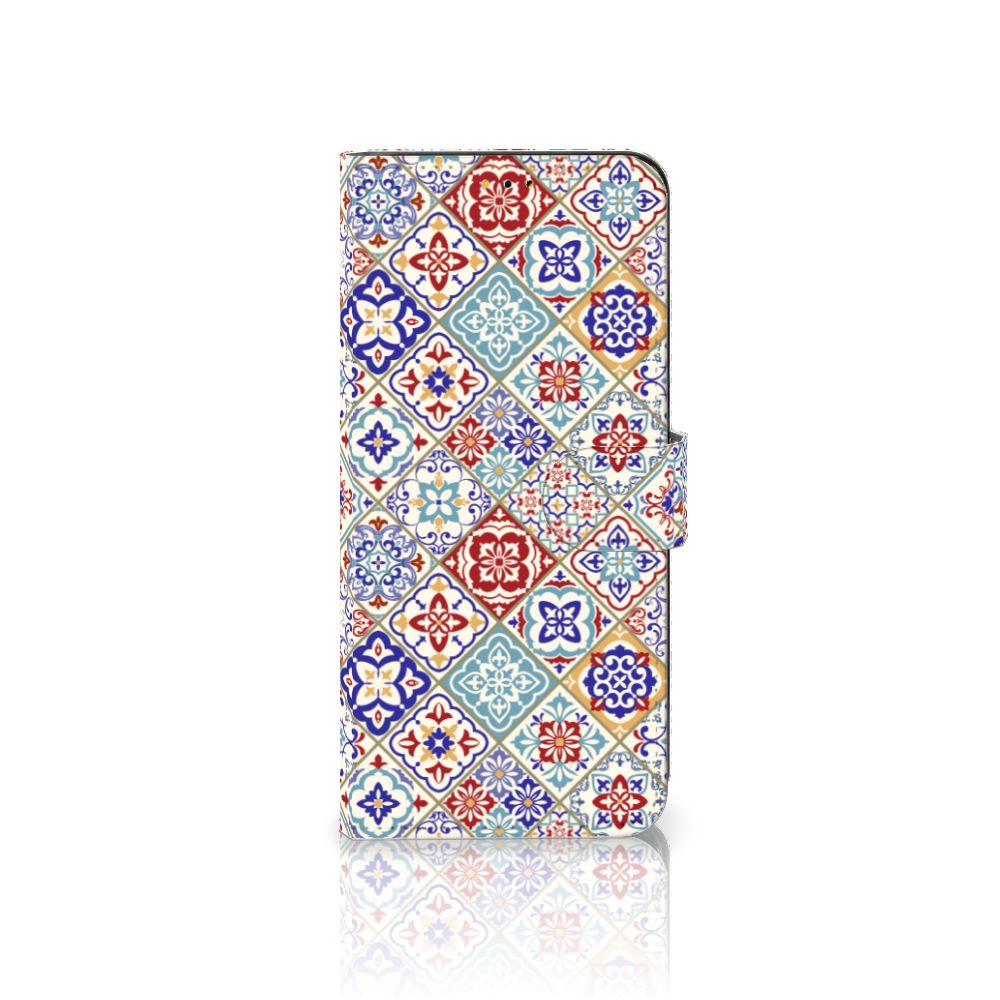 Samsung Galaxy A14 5G Bookcase Tiles Color met uniek Turks tegelontwerp.