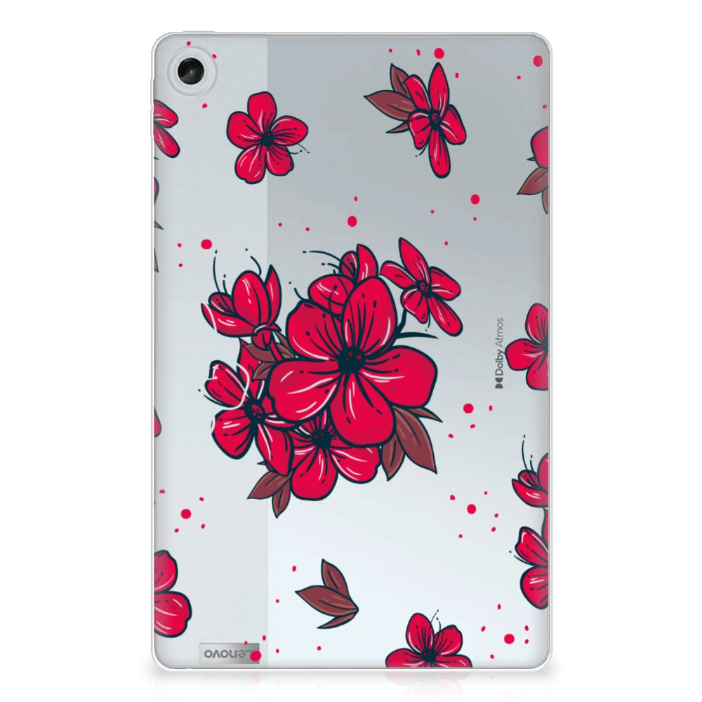 Lenovo Tab M10 Plus (3e generatie) Siliconen Hoesje Blossom Red - B2C Telecom