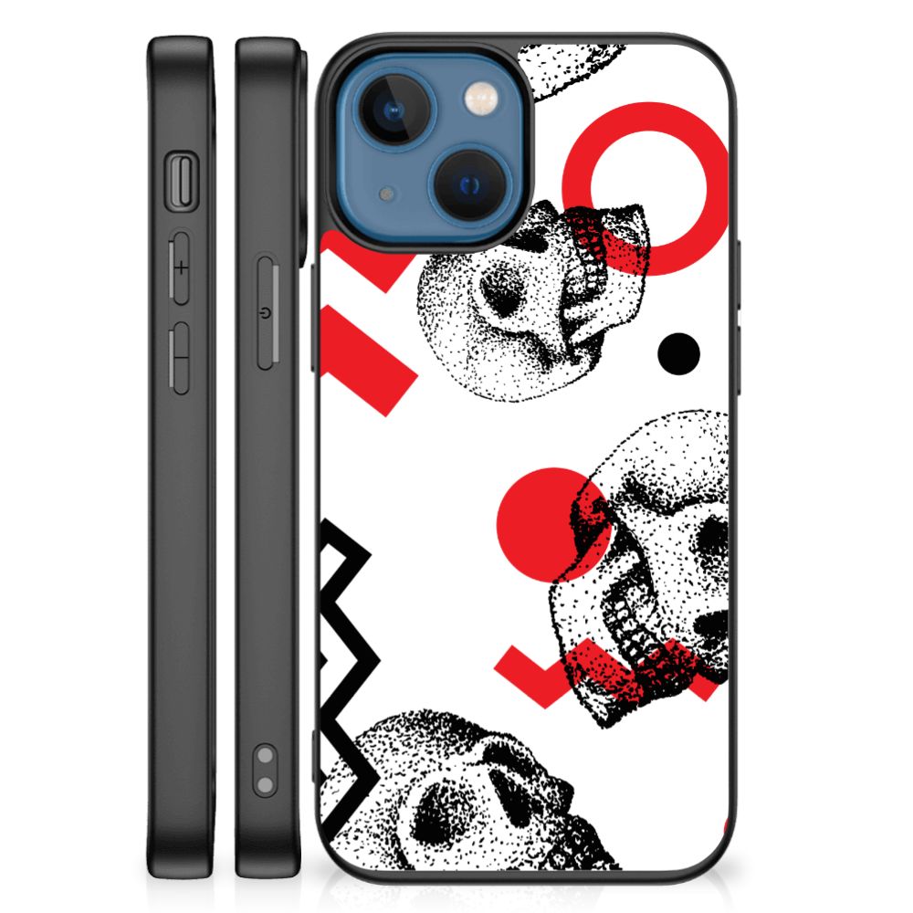 Telefoonhoesje Apple iPhone 13 mini Skull Red B2C Telecom