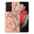 Samsung Galaxy S21 Ultra TPU Siliconen Hoesje Marmer Oranje B2C Telecom