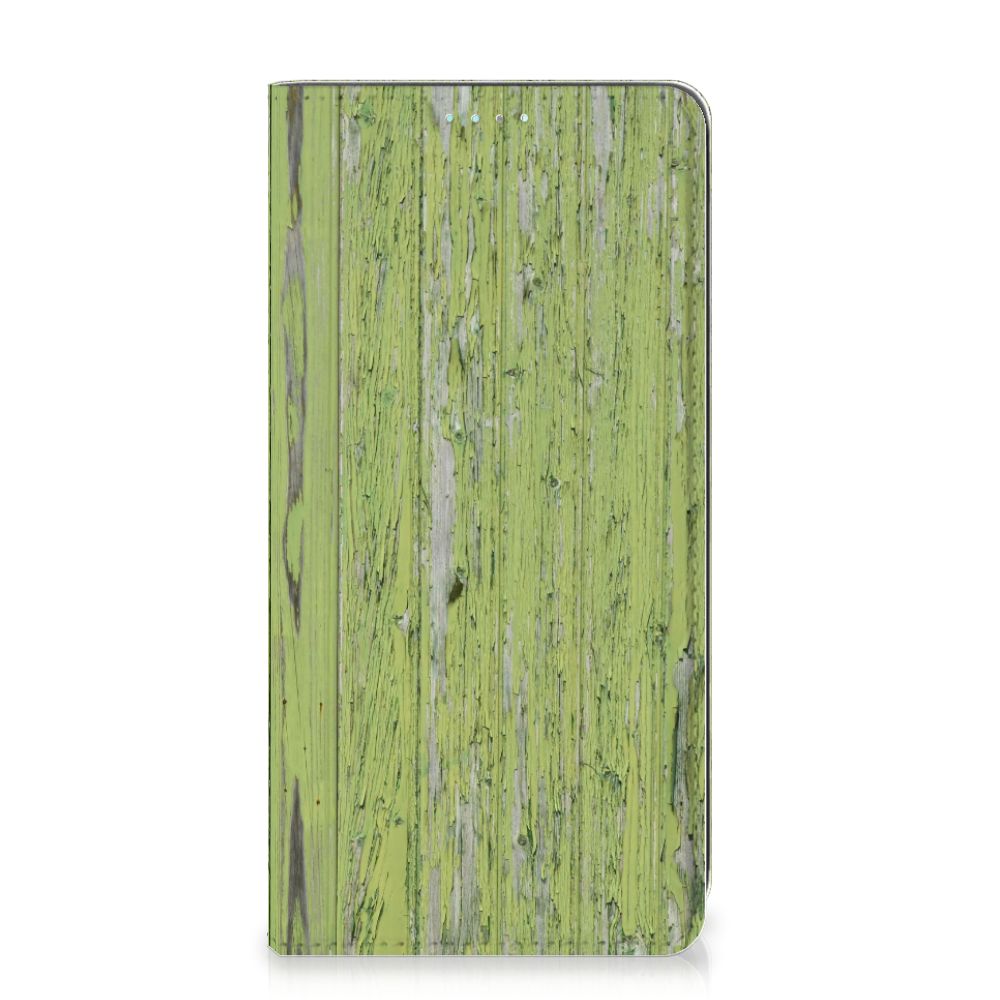 Samsung Galaxy A41 Book Wallet Case Green Wood - B2C Telecom