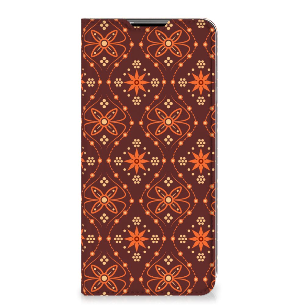 Samsung Galaxy A32 5G Hoesje met Magneet Batik Brown - B2C Telecom