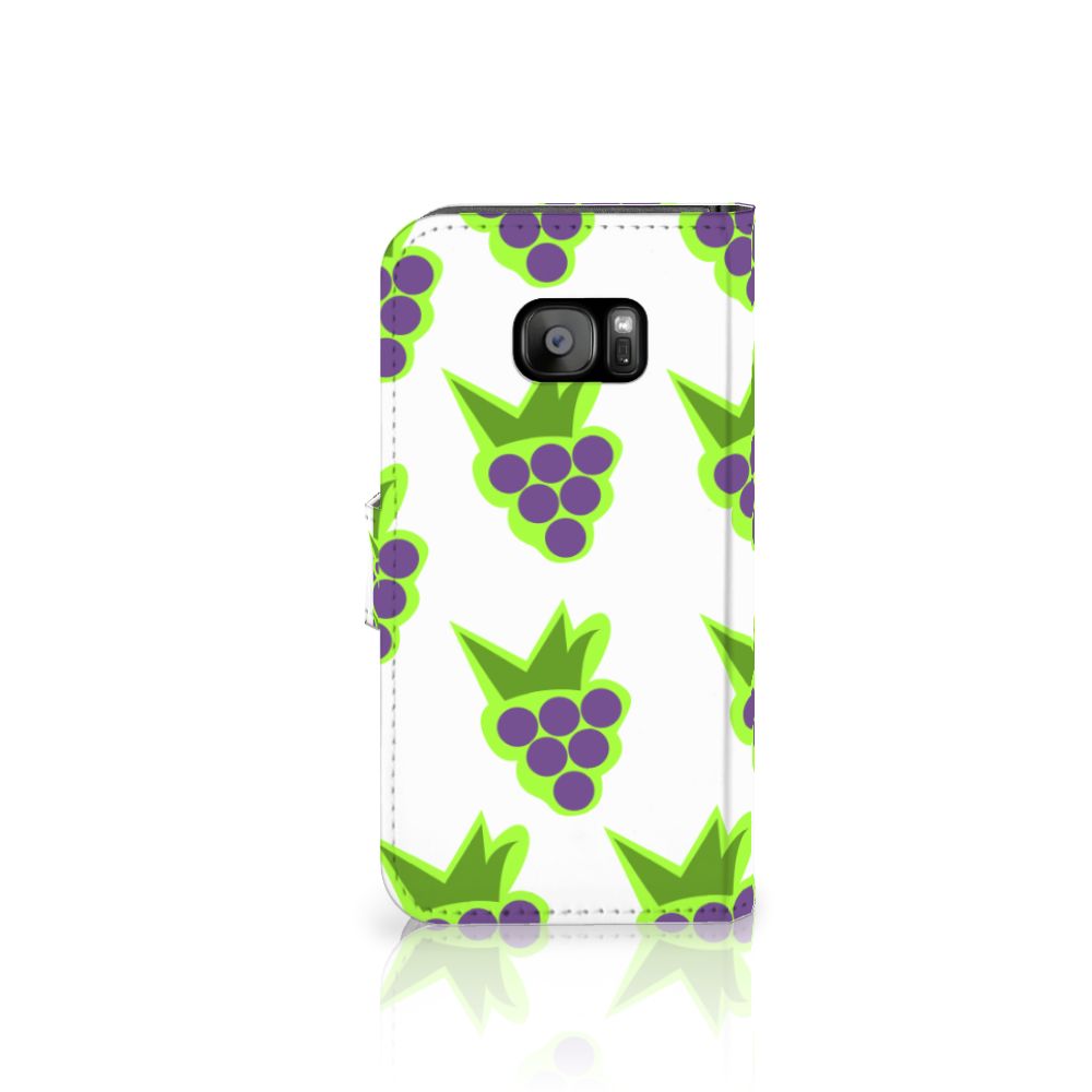 Samsung Galaxy S7 Edge Book Cover Druiven