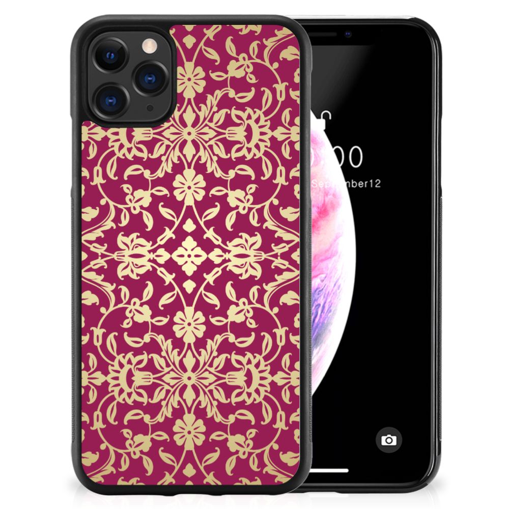 Hoesje TPU Apple iPhone 11 Pro Max Barok Pink