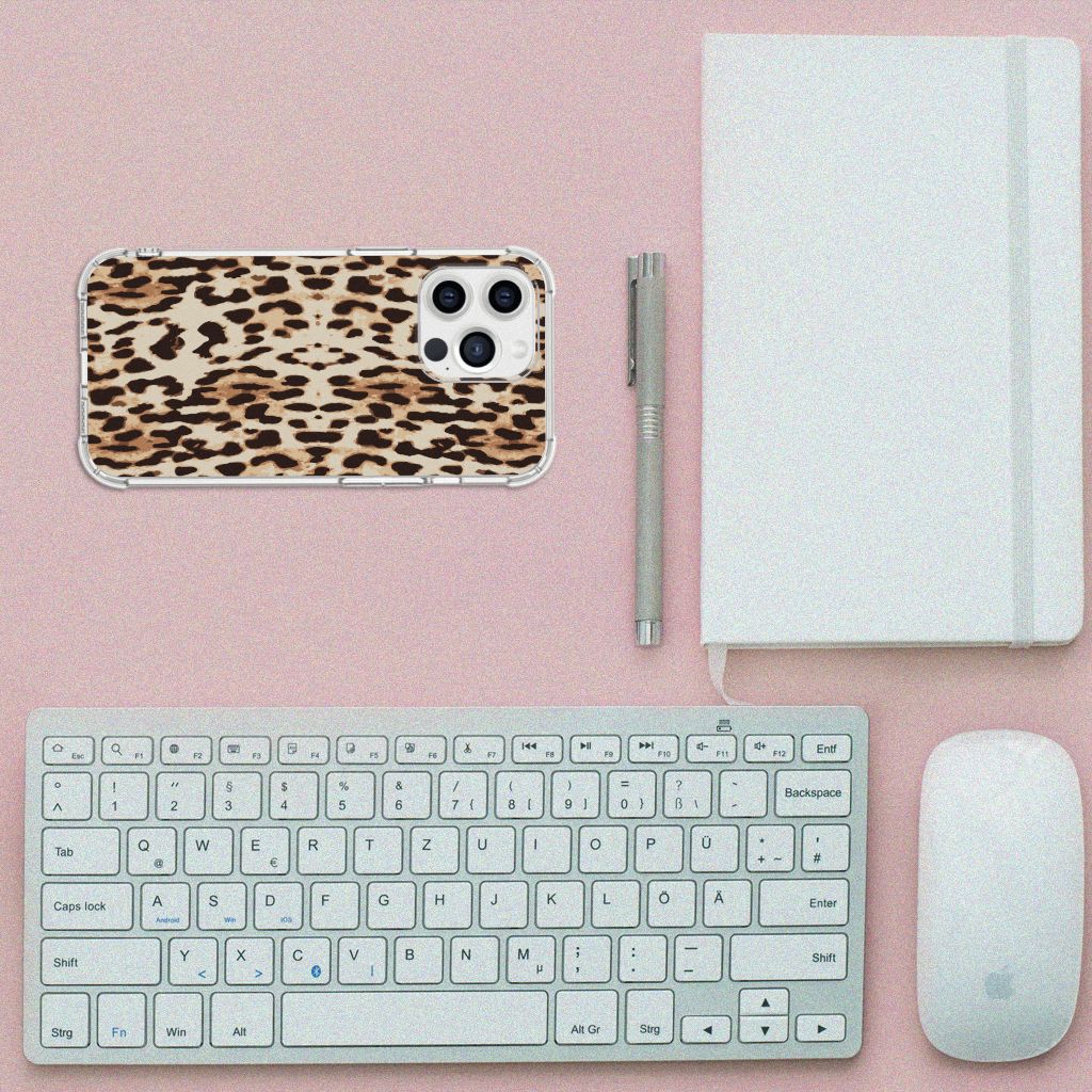 iPhone 13 Pro Max Case Anti-shock Leopard - B2C Telecom