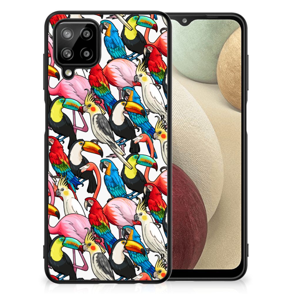 Samsung Galaxy A12 Dierenprint Telefoonhoesje Birds