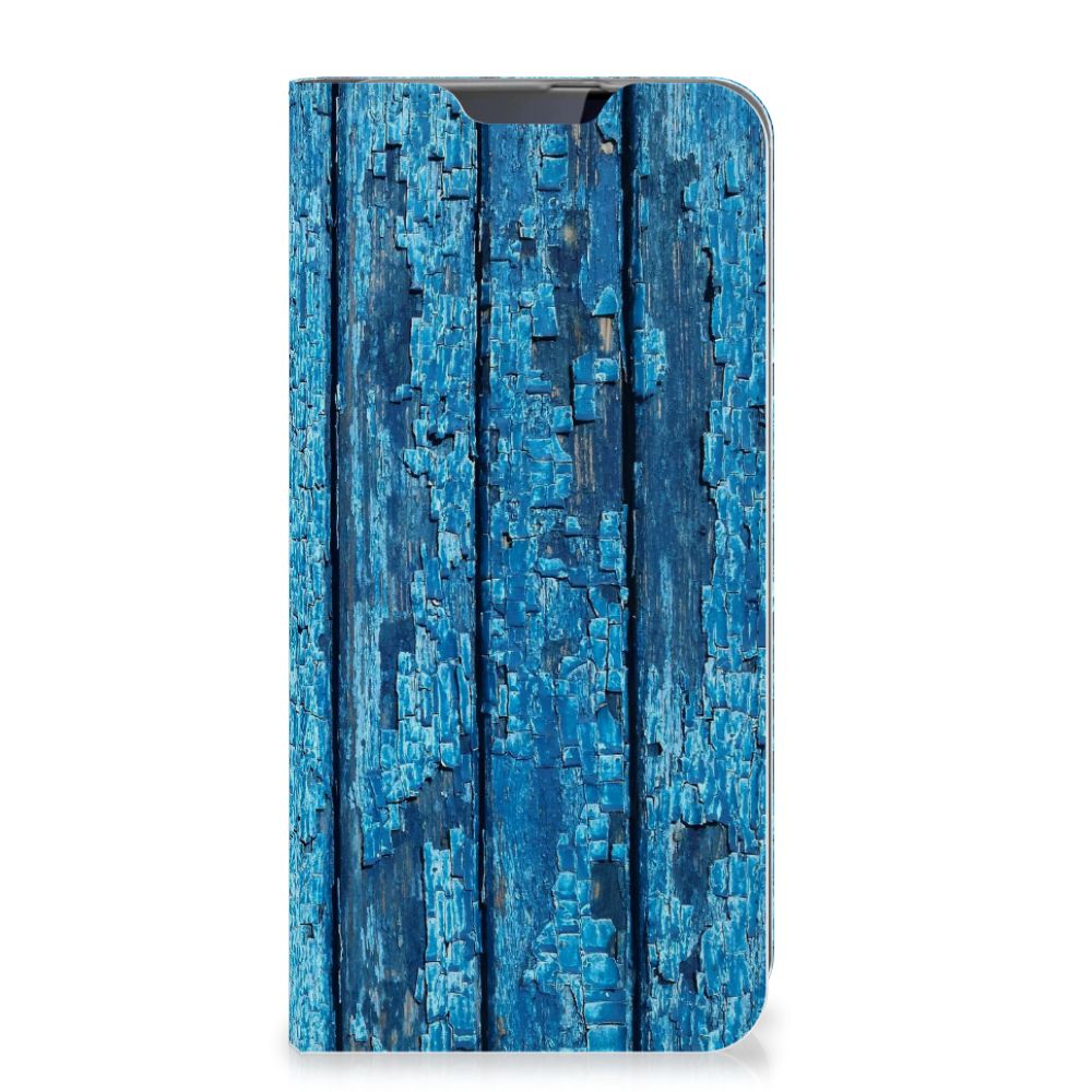 Samsung Galaxy A60 Book Wallet Case Wood Blue