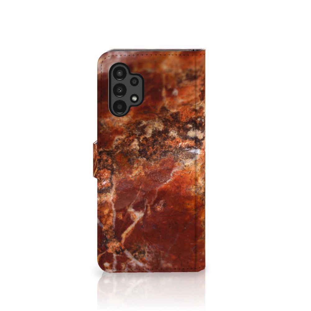 Samsung Galaxy A13 (4G) Bookcase Marmer Bruin