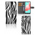 Samsung Galaxy A32 5G Telefoonhoesje met Pasjes Zebra