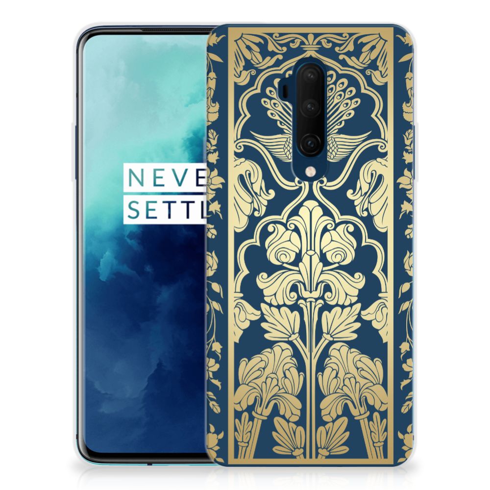 OnePlus 7T Pro TPU Case Beige Flowers