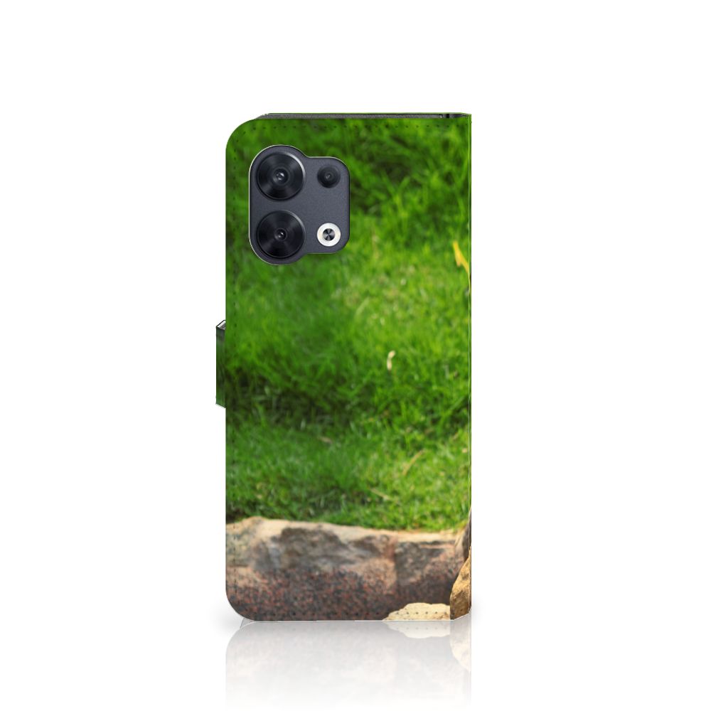 OPPO Reno8 Telefoonhoesje met Pasjes Panda