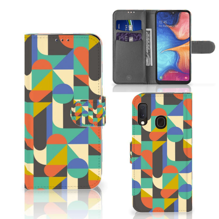 Samsung Galaxy A20e Telefoon Hoesje Funky Retro