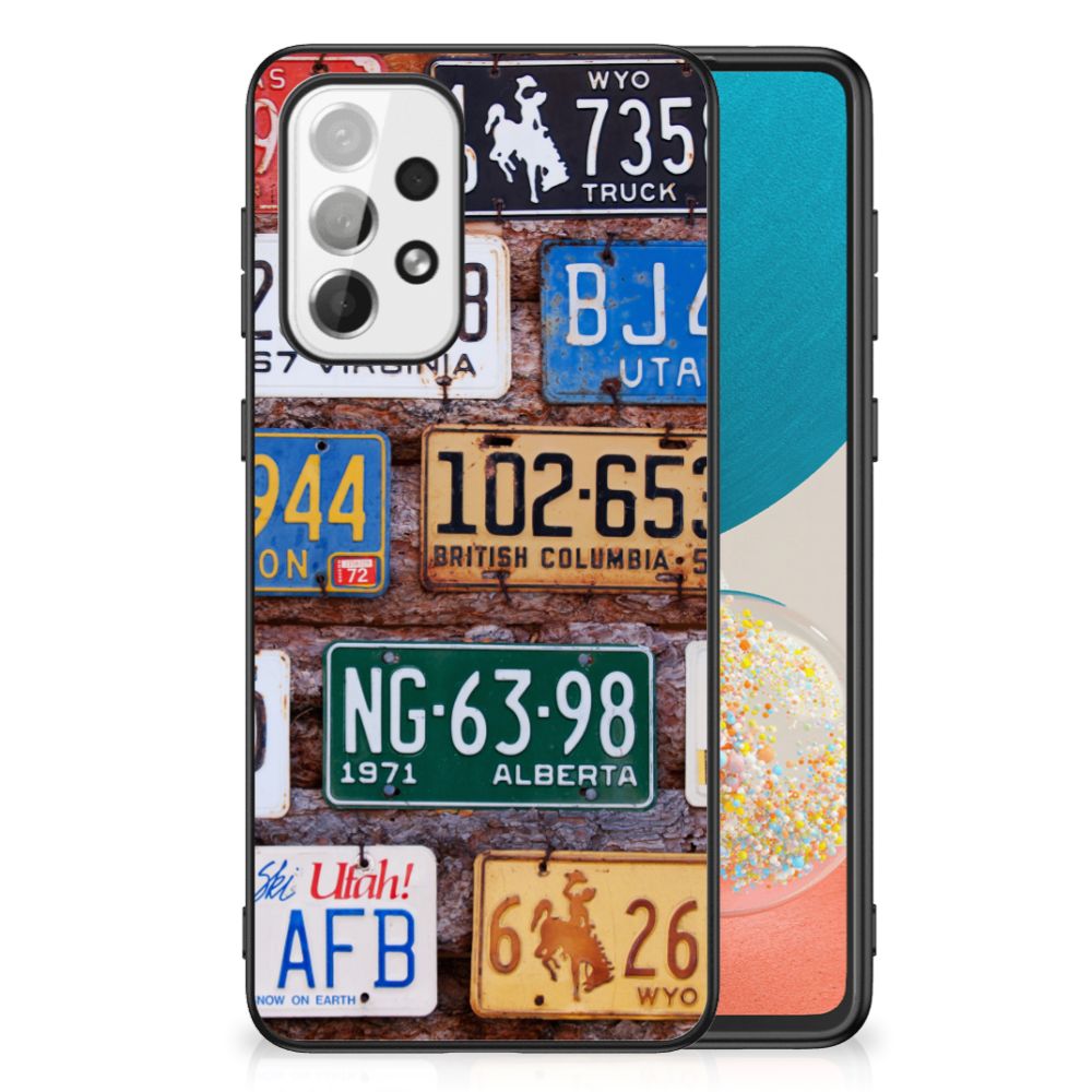 Samsung Galaxy A73 Silicone Back Case Kentekenplaten