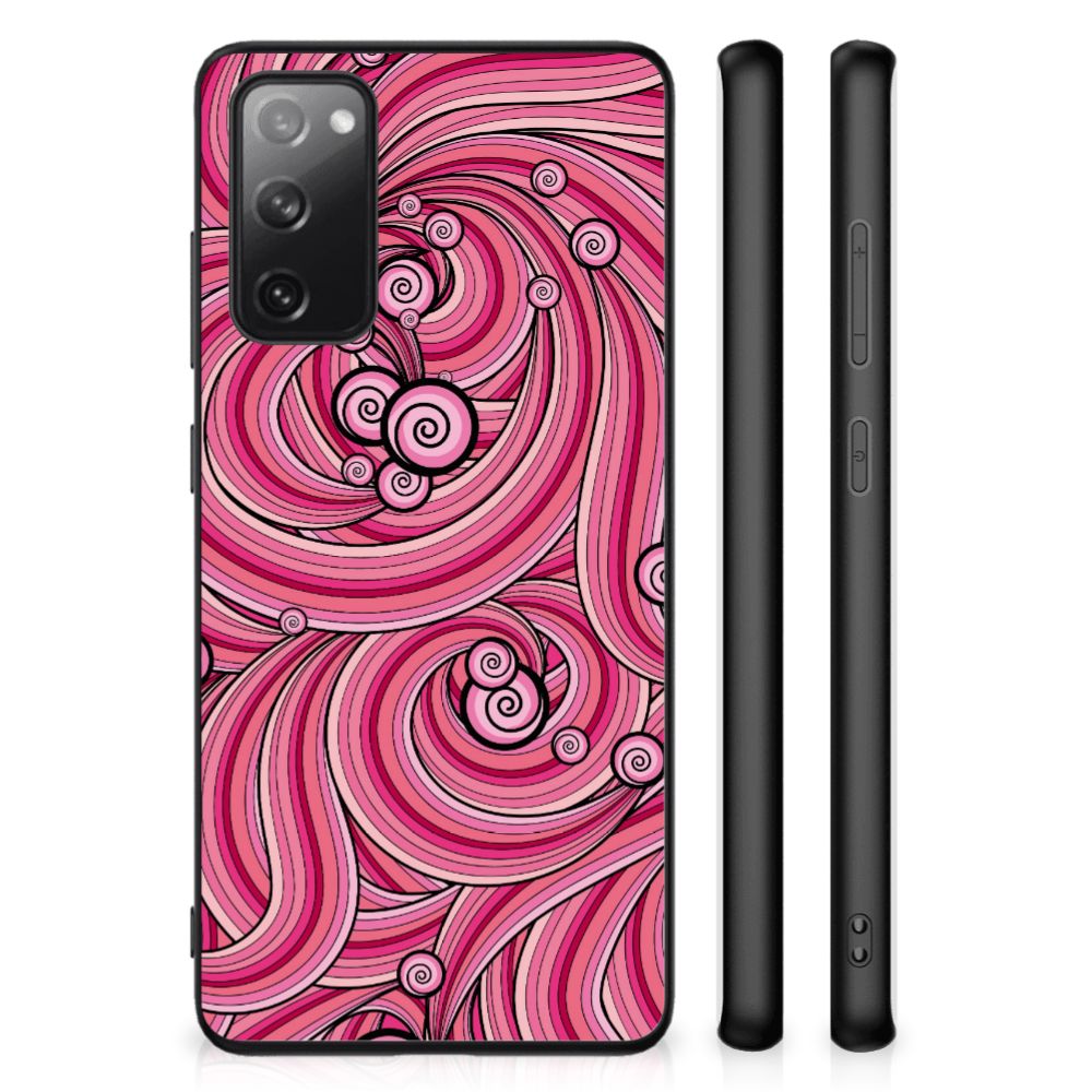 Samsung Galaxy S20 FE Leuk Telefoonhoesje Swirl Pink B2C Telecom
