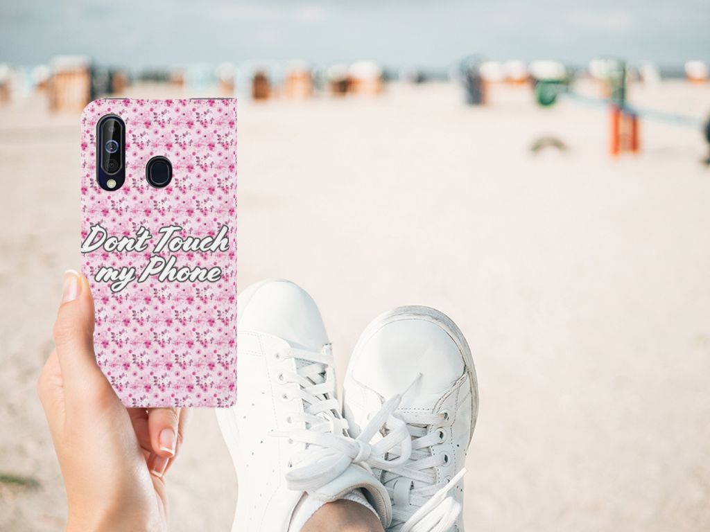 Samsung Galaxy A60 Design Case Flowers Pink DTMP