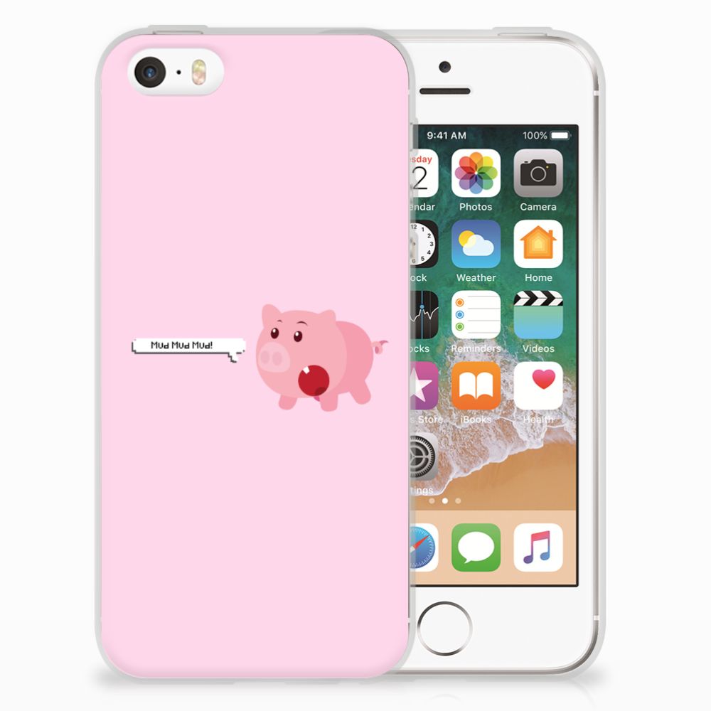 Apple iPhone SE | 5S Telefoonhoesje met Naam Pig Mud