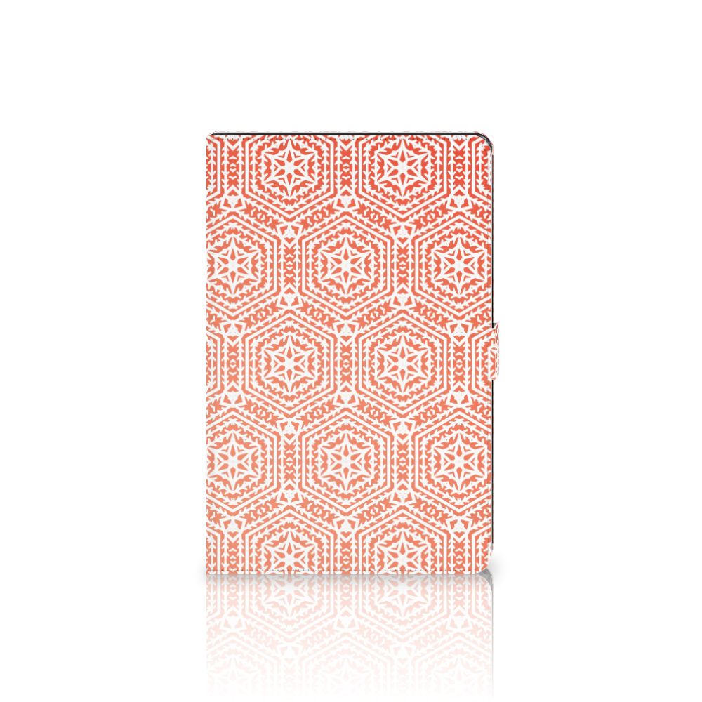 Lenovo Tab M10 Plus 3rd Gen 10.6 inch Tablet Hoes Pattern Orange