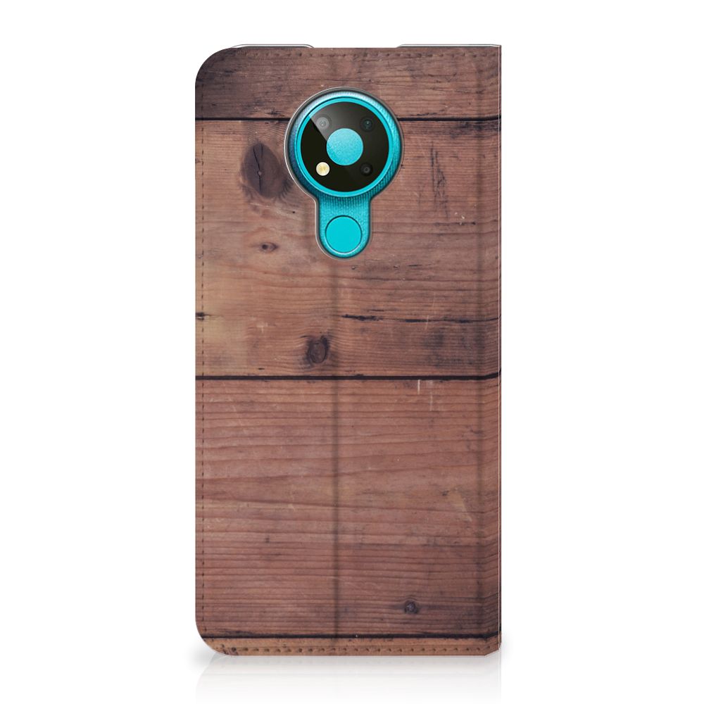 Nokia 3.4 Book Wallet Case Old Wood - B2C Telecom