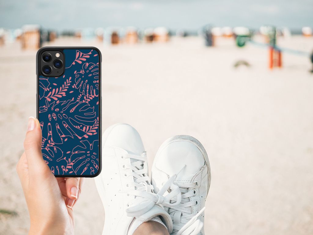 Apple iPhone 11 Pro Max Skin Case Palm Leaves B2C Telecom