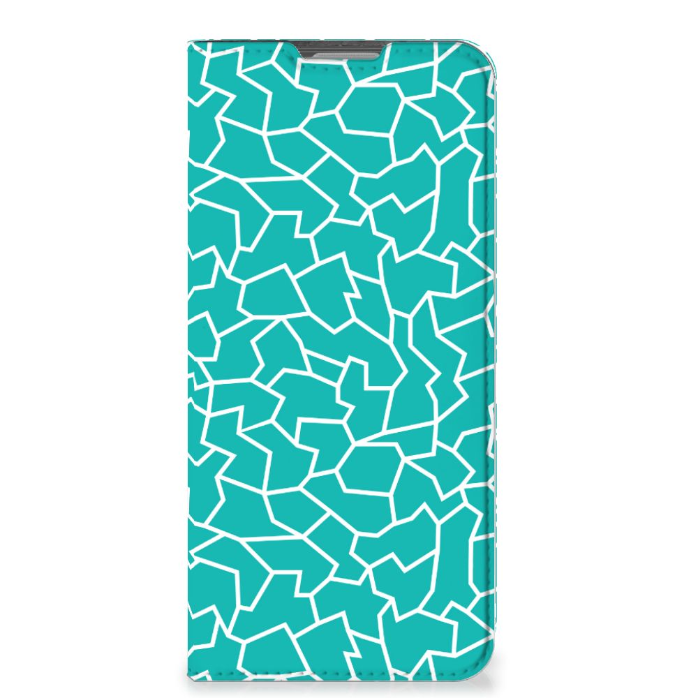 OPPO Reno8 Lite Bookcase Cracks Blue - B2C Telecom