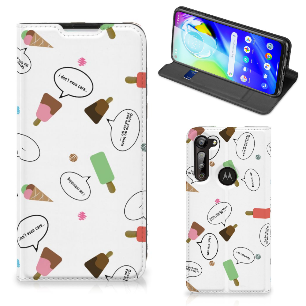 Motorola Moto G8 Power Flip Style Cover IJsjes - B2C Telecom