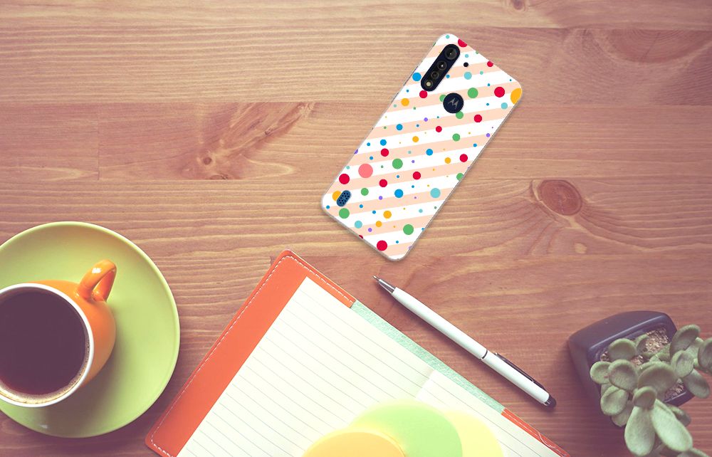 Motorola Moto G8 Power Lite TPU bumper Dots B2C Telecom
