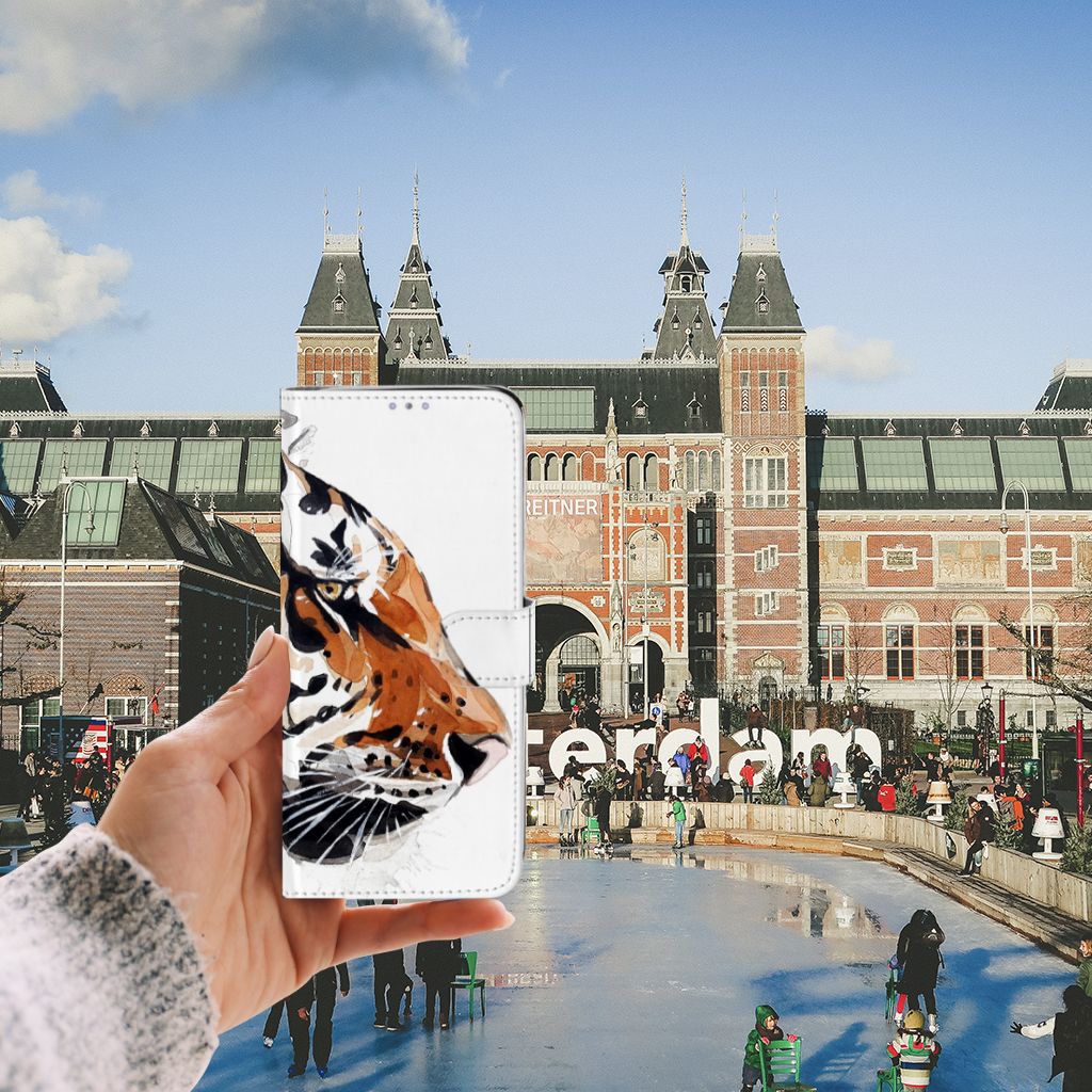 Hoesje Samsung Galaxy S20 Ultra Watercolor Tiger