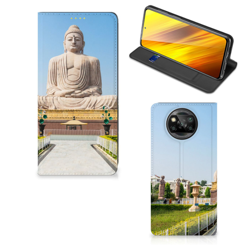 Xiaomi Poco X3 Pro | Poco X3 Book Cover Boeddha - B2C Telecom
