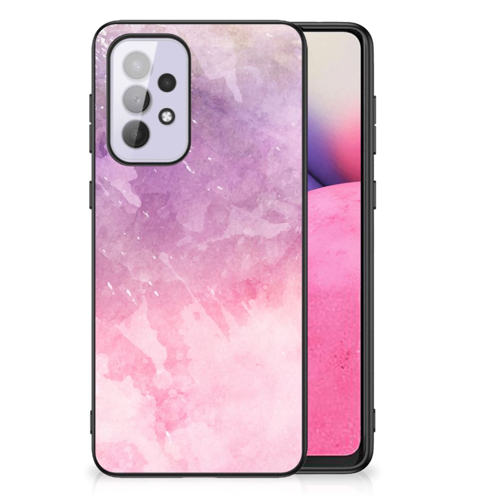 Kleurrijke Telefoonhoesje Samsung Galaxy A33 5G Pink Purple Paint B2C Telecom