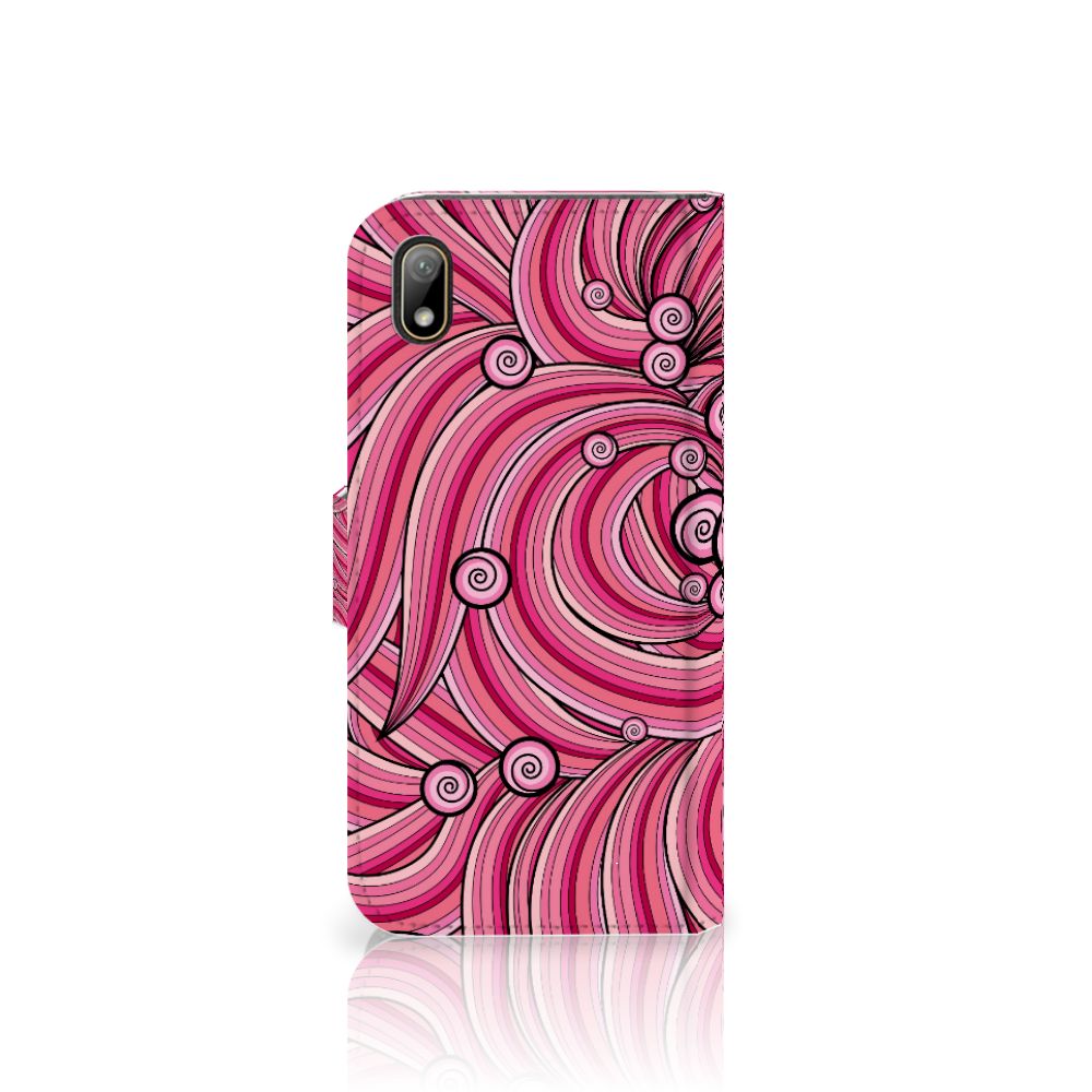 Huawei Y5 (2019) Hoesje Swirl Pink