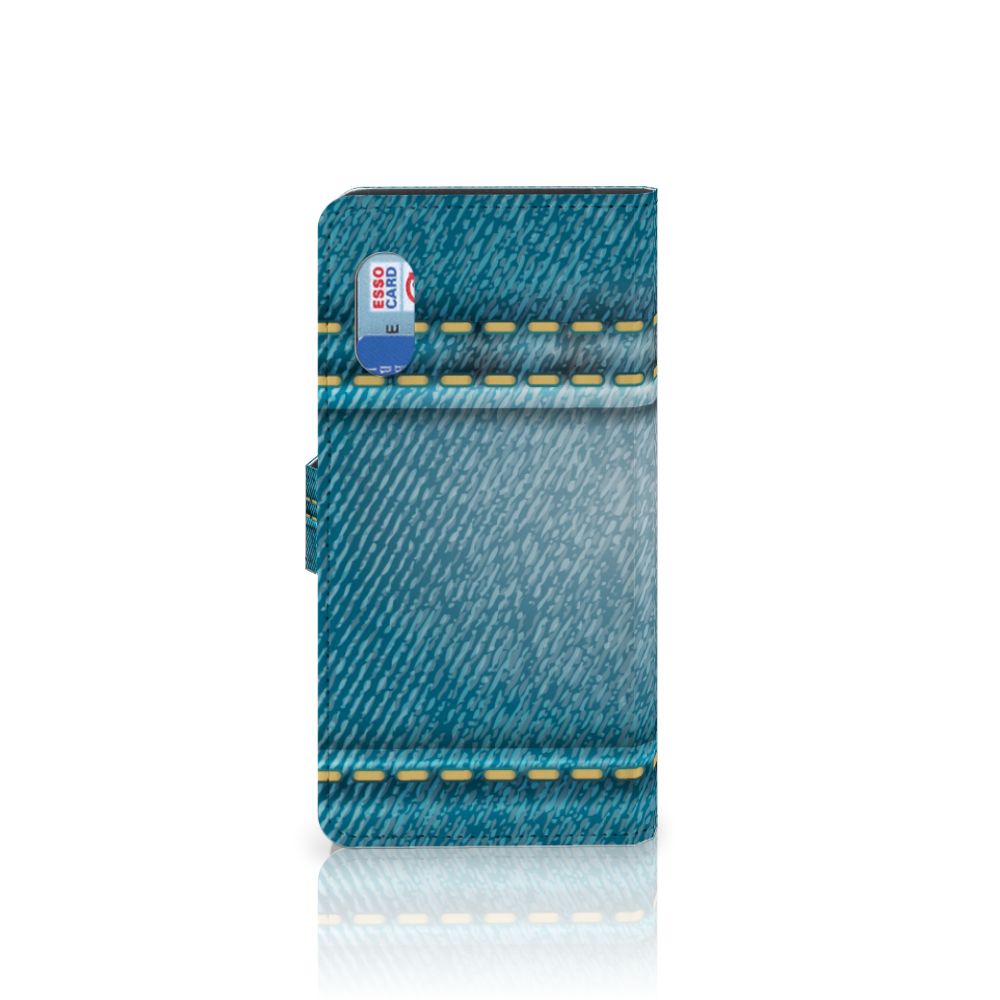 Samsung Xcover Pro Wallet Case met Pasjes Jeans