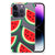 Apple iPhone 14 Pro Siliconen Case Watermelons 🍉 met kleurrijke watermeloenpatroon.