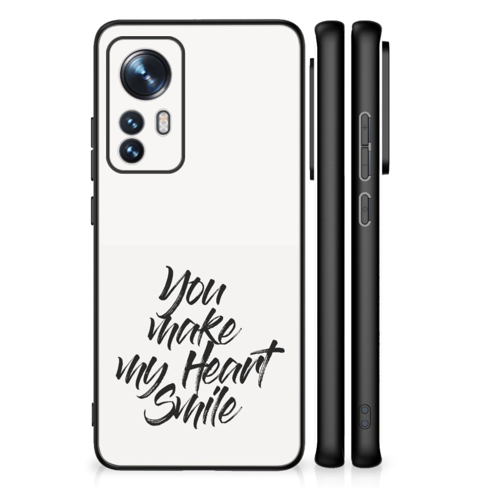 Xiaomi 12 | 12X Telefoon Hoesje met tekst Heart Smile