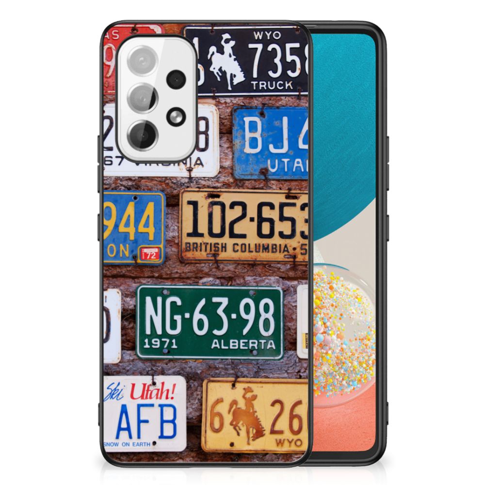 Samsung Galaxy A53 Silicone Back Case Kentekenplaten