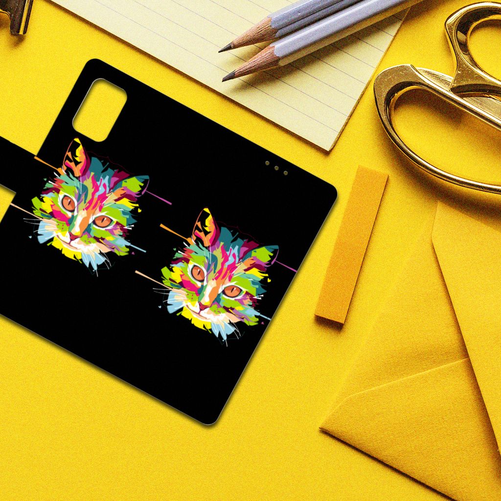 Samsung Galaxy A02s | M02s Leuk Hoesje Cat Color
