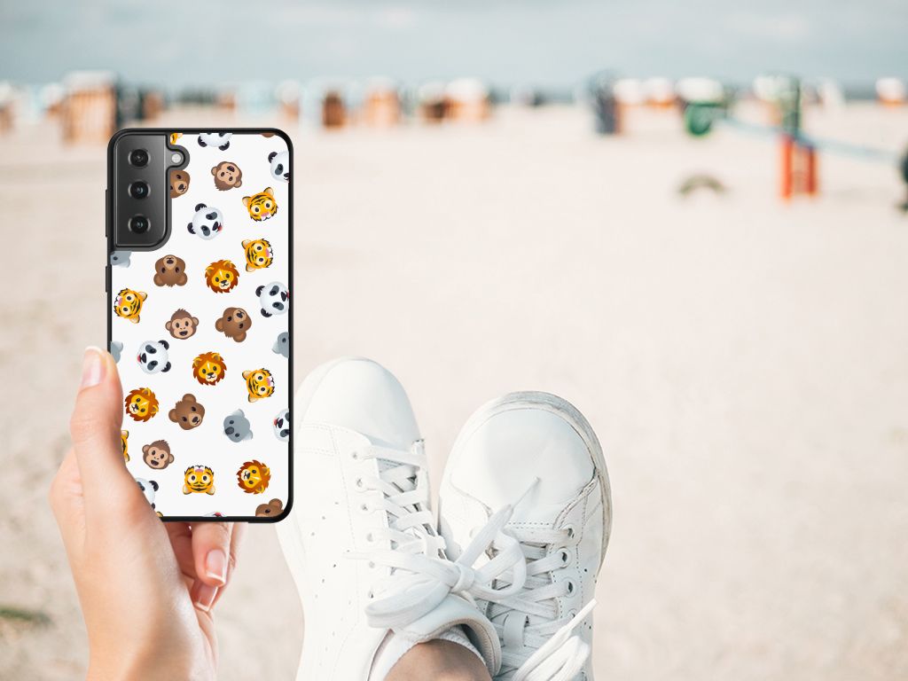 Back Case voor Samsung Galaxy S21 Plus Dieren Emojis B2C Telecom