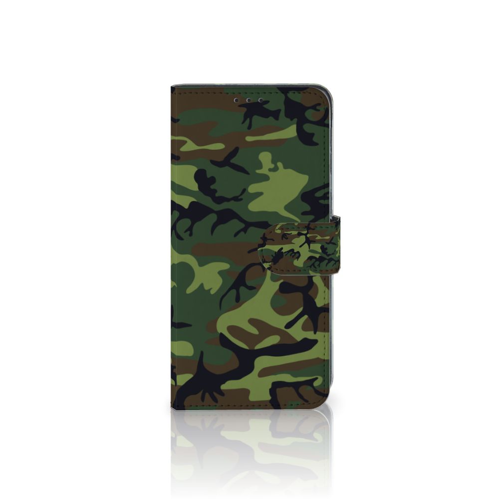 OPPO A91 | Reno3 Telefoon Hoesje Army Dark