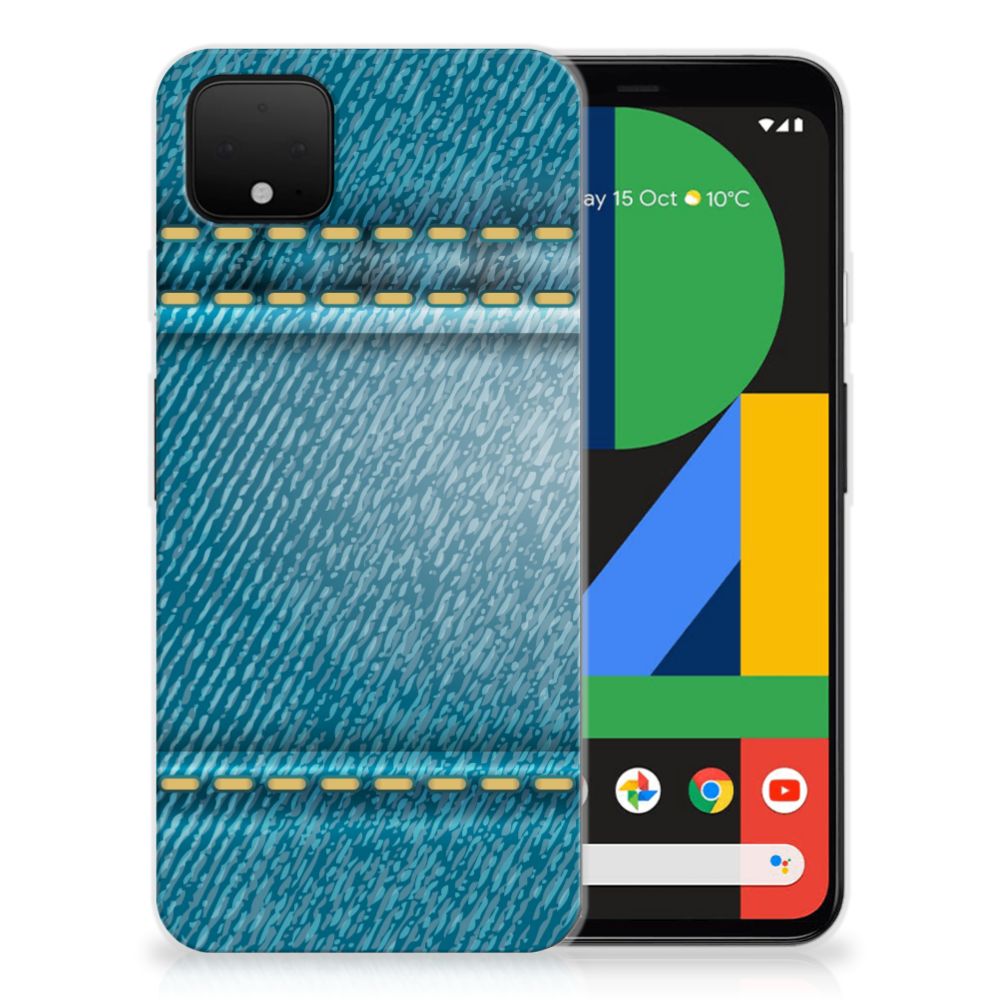 Google Pixel 4 XL Silicone Back Cover Jeans